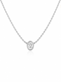 Oval silver