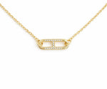 Abrir en la galería, Paperclips necklace