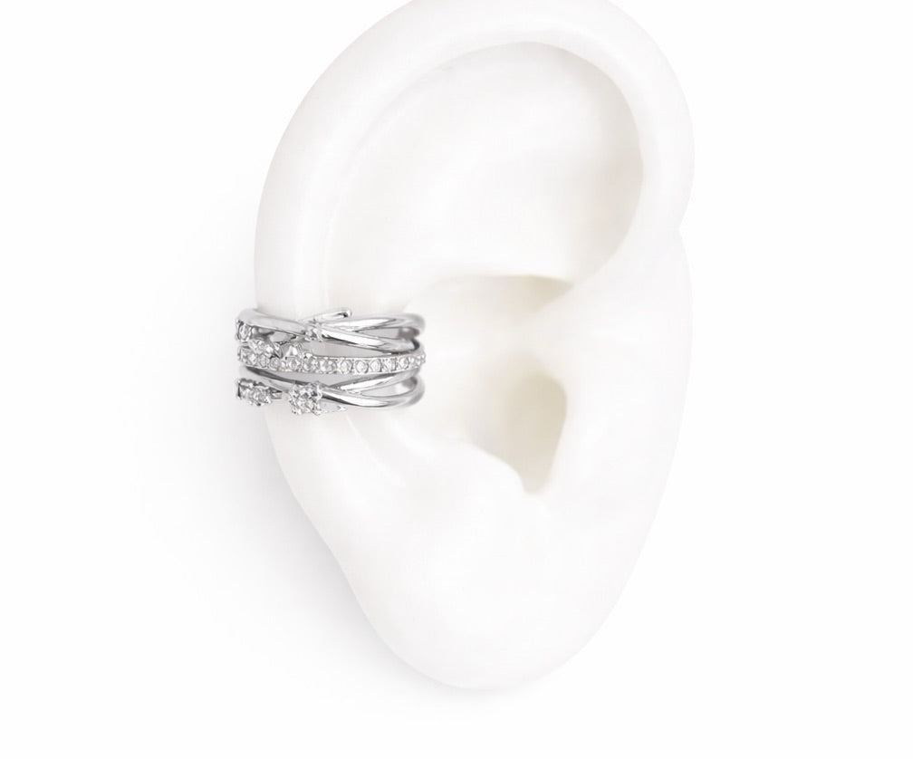 Infinity cuff silver