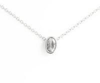 Oval silver