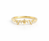 Corona de estrellas gold