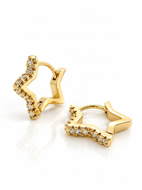 Star shimmer hoops - 20