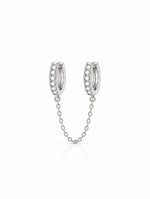 Abrir en la galería, Double huggies shimmer silver
