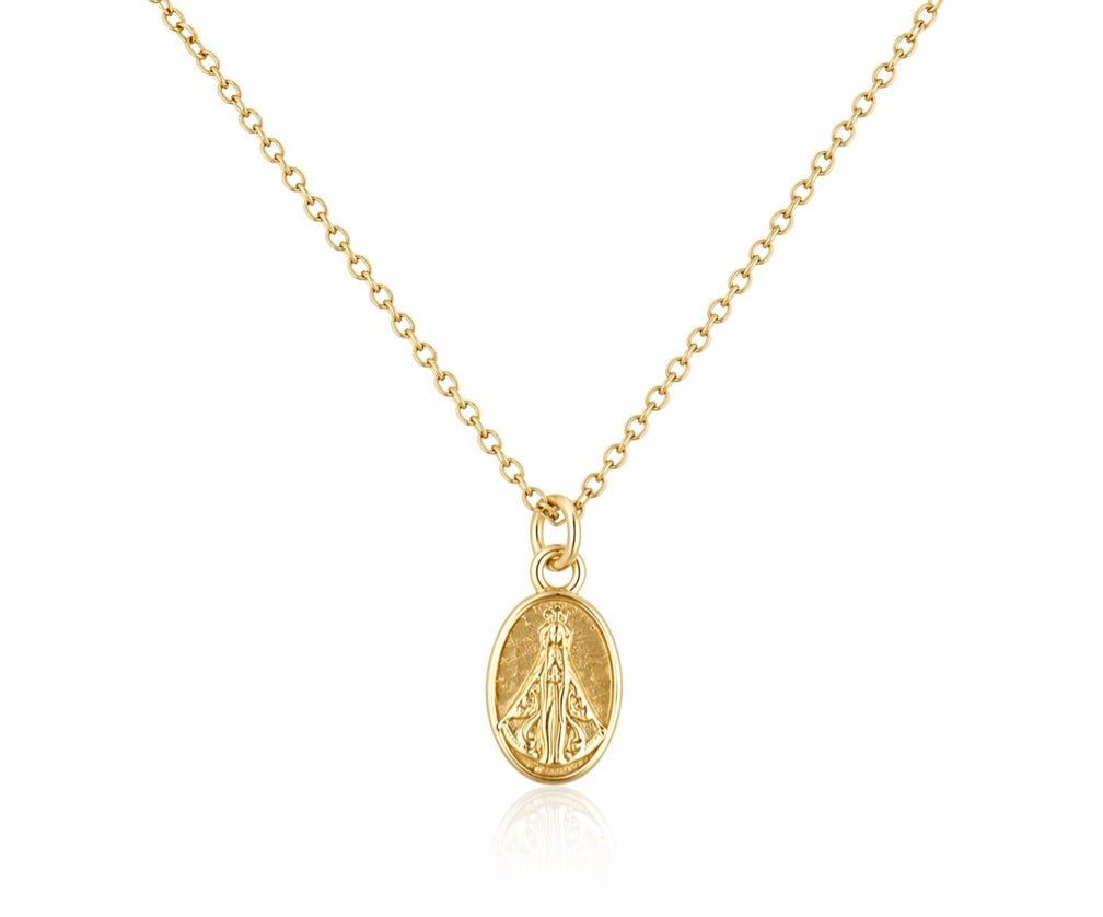 Medallita de virgen