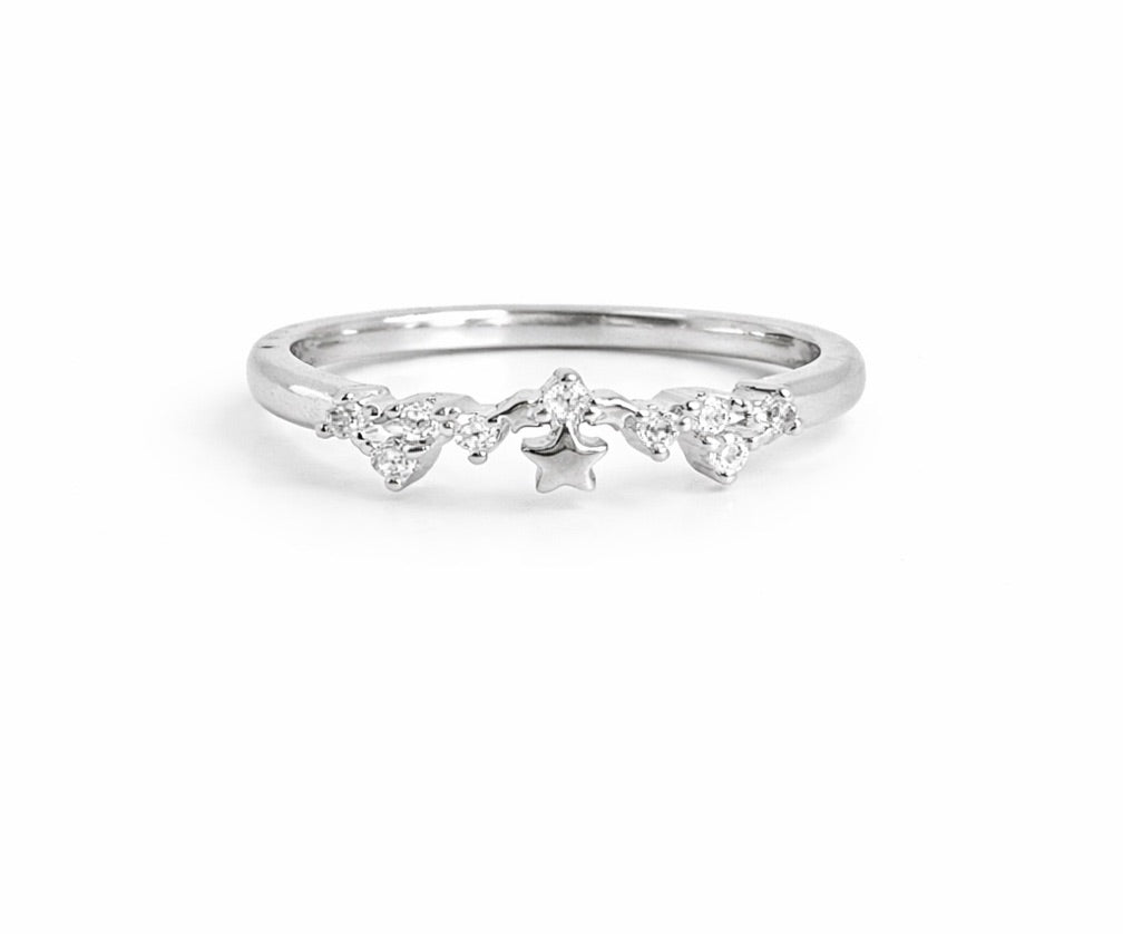 Corona de estrellas silver