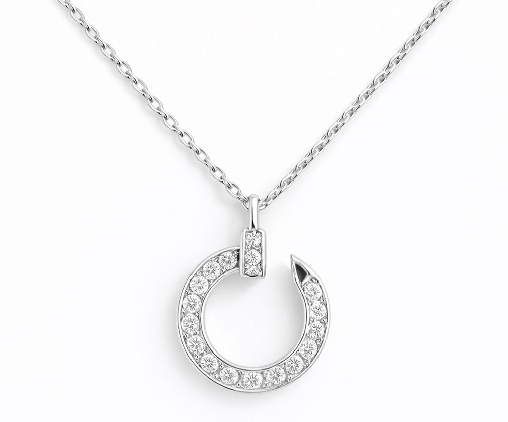 Clavo shimmer silver