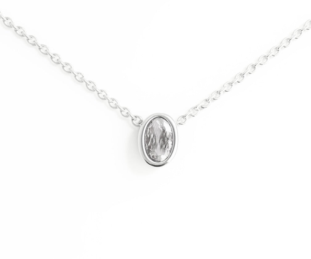 Oval silver