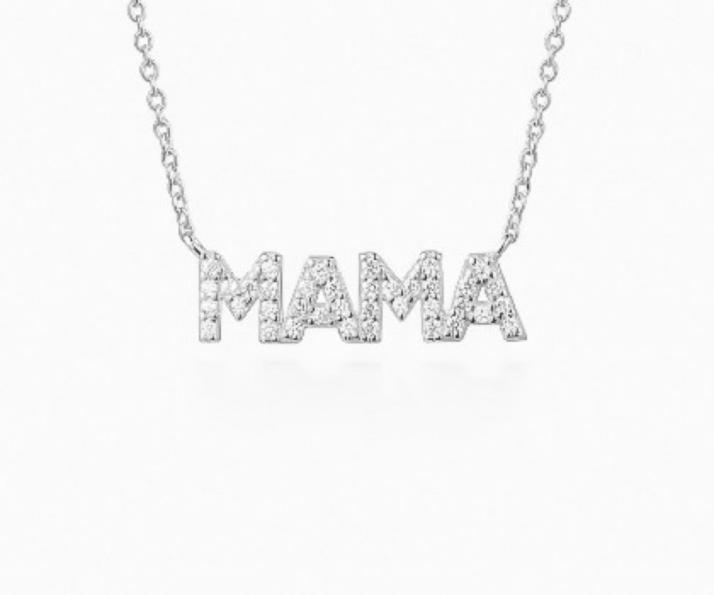 Mamá necklace silver