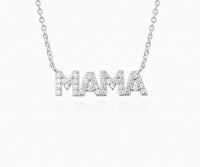Mamá necklace silver