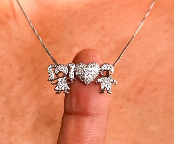 Mom of two silver