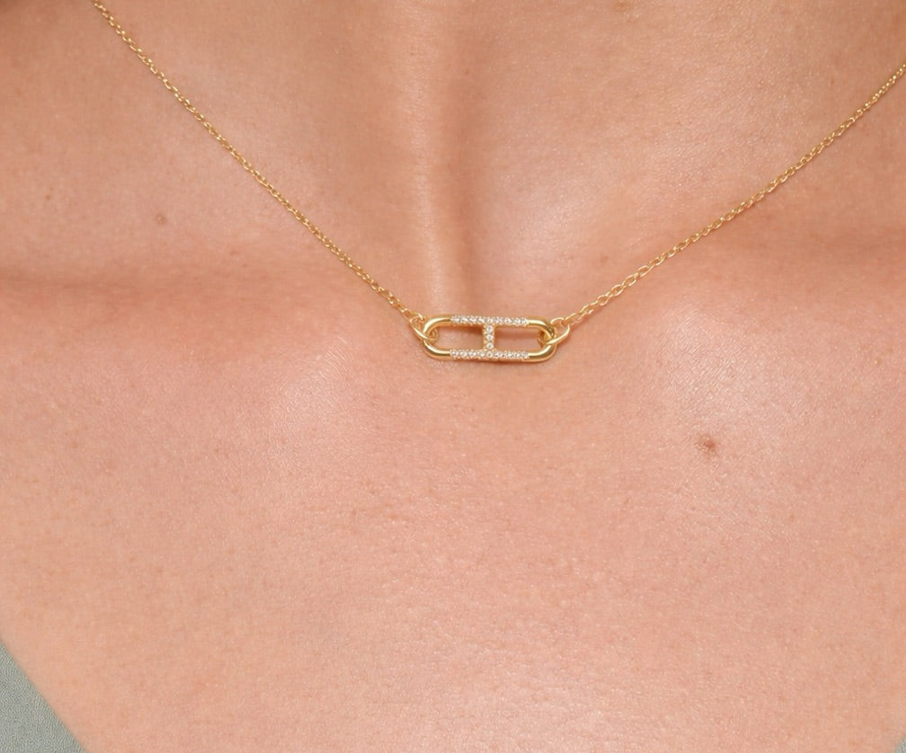 Paperclips necklace