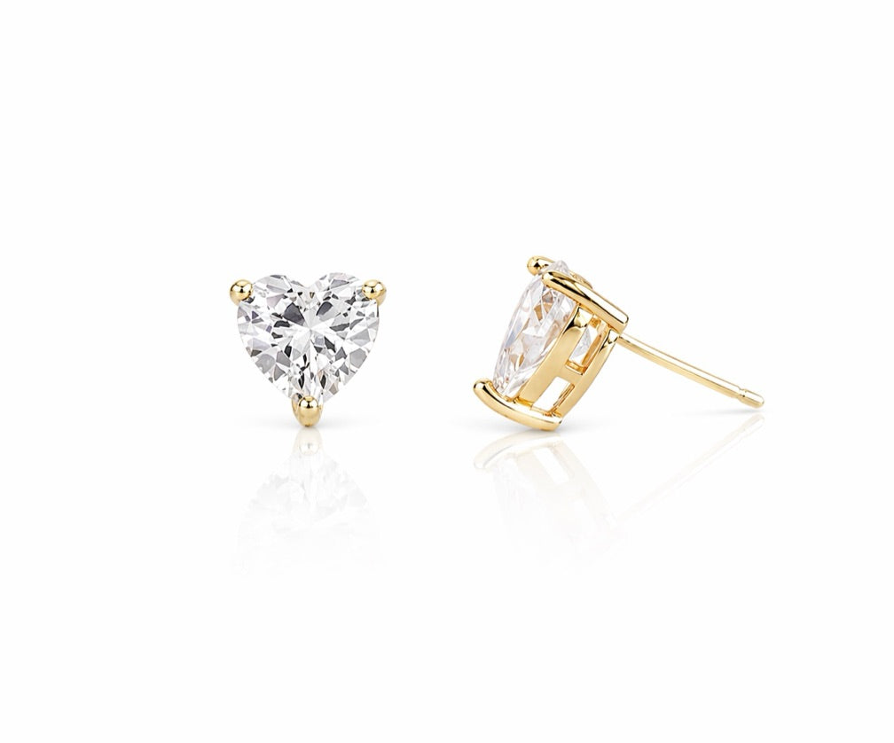 Heart stud