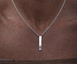 Abrir en la galería, Bar tag silver
