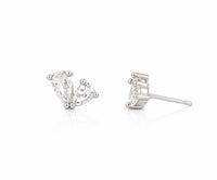 Abstract heart silver