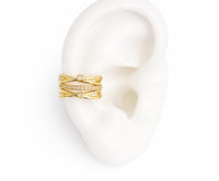 Infinity cuff gold